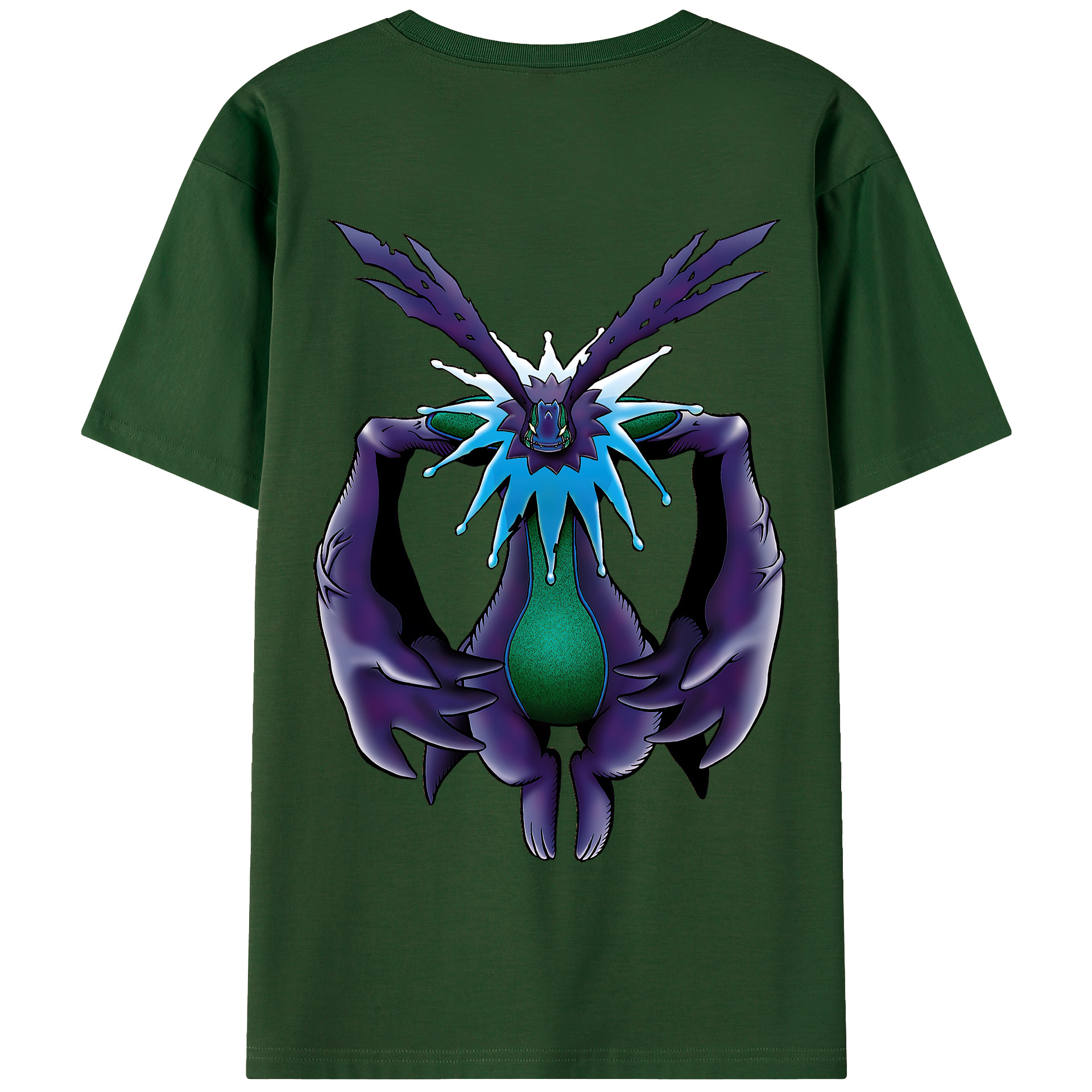 （画像用） Digimon デジタルモンスター/デジモン 綿100％半袖Tシャツ（背面プリント）